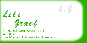 lili graef business card